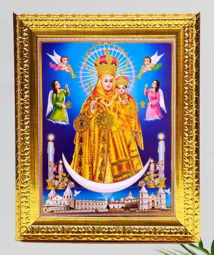 Gold Frame Mary – 12″ x 14″